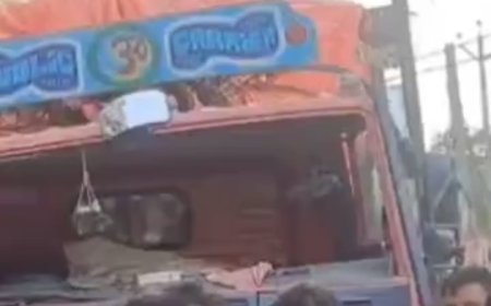 पटना में अनियंत्रित हाइवा ने मकान में मारी टक्कर...चार दुकानें क्षतिग्रस्त, एक घायल, चालक मौके से फरार