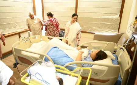 तेजस्वी यादव को ममता बनर्जी ने दी शुभकामनाएं, जच्चा-बच्चा को देखने के लिए पहुंची अस्पताल,कहा- ये बच्चा शुभकामनाएं लेकर आया है