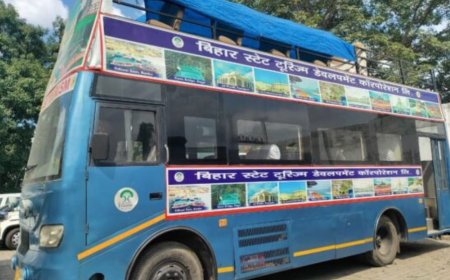 पटना में मुंबई की तरह चलेगी ओपन डबल डेकर बस, जानें कितना होगा किराया, टूरिस्ट डेस्टिनेशन के लिए स्पेशल गाड़ी "कारवां" की भी सुविधा