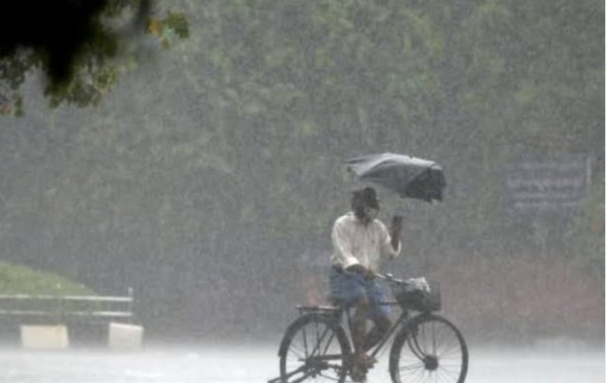 बिहार में भीषण गर्मी के बाद बारिश का दौर शुरू,पटना में तेज बारिश के साथ गिरे ओले,तीन जिलों में रेड अर्लट जारी