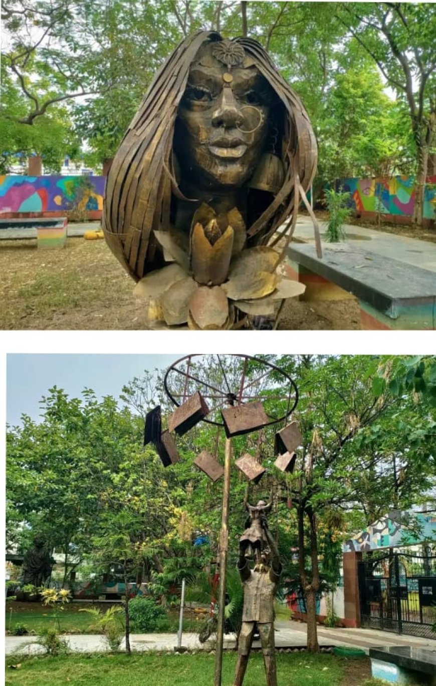 राजधानी पटना में कबाड़ से किया गया कमाल, पटना नगर निगम की कवायद, स्वच्छता और रिसाइकलिंग का संदेश