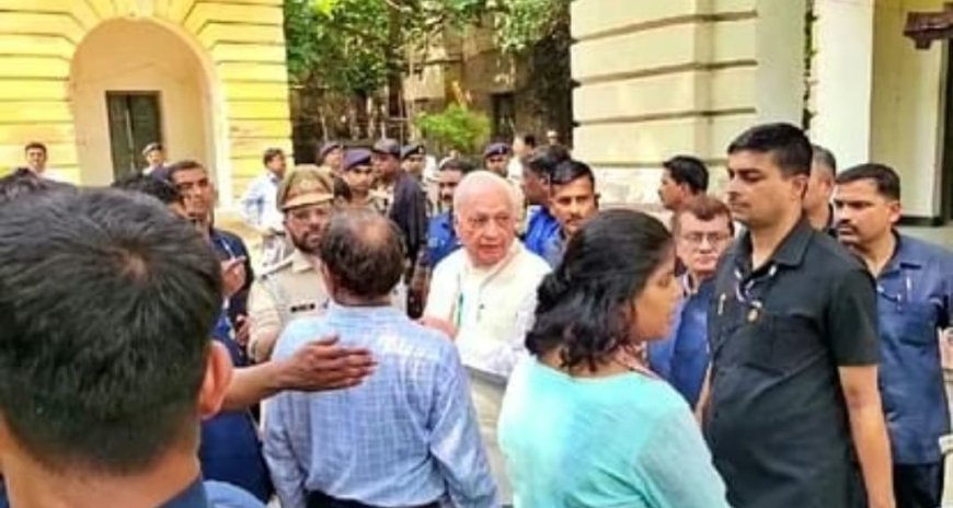 राज्यपाल आरिफ मोहम्मद खान पहुंचे बीएन कॉलेज,कहा-विद्या के मंदिर में इस तरह की घटनाएं नहीं करें..इससे बिहार का अपमान हो रहा है