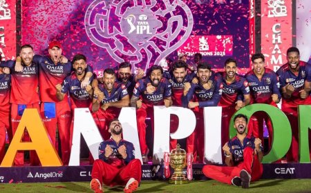 IPL 2025 का ऐतिहासिक समापन, RCB ने पंजाब किंग्स को फाइनल मुकाबले में हराकर पहली बार IPL ट्रॉफी पर कब्जा जमाया