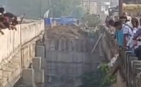 पुनपुन नदी पर बने पुल से 100 फीट नीचे गिरा अनियंत्रित ट्रैक्टर, ड्राइवर की मौत, कीचड़ में पड़ा था चालक का शव