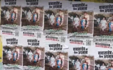 पटना में पोस्टर वार: बाबा साहब अंबेडकर के अपमान पर लालू-तेजस्वी से माफी की मांग, BJP ने कहा- यह दलित समाज की पीड़ा है