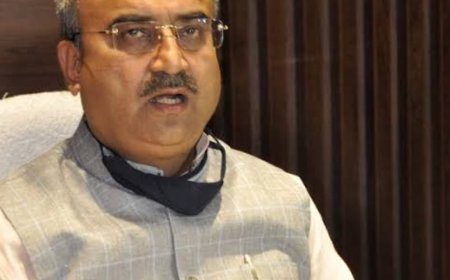दलित बच्ची रेप कांड पर जन सुराज का प्रदर्शन, स्वास्थ्य मंत्री मंगल पांडे बोले-"यह सब नौटंकी है",तेजस्वी को दी खुली बहस की चुनौती