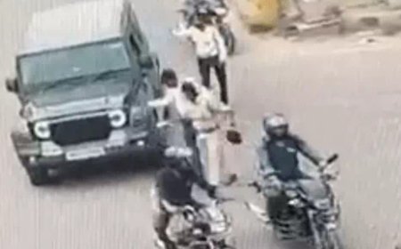 गर्दनीबाग में पुलिस को कुचलने की कोशिश करने वाला युवक थार के साथ गिरफ्तार,वाहन चेकिंग के दौरान रोका गया था