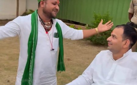 तेजप्रताप यादव का नया सियासी मंच: जनता दरबार में भावनाएं भी, समाधान भी,दरबार में गूंजा 'बजरंगबली हियो नहीं हो भइया'