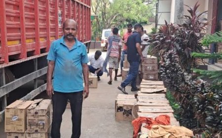 पटना में 1294 लीटर अंग्रेजी शराब बरामद, दो तस्कर गिरफ्तार, ट्रक से हो रही थी तस्करी