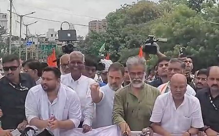 बिहार बंद: राहुल गांधी ने दिया महाराष्ट्र का उदाहरण, वोटर वेरिफिकेशन पर केंद्र और EC पर तीखा हमला