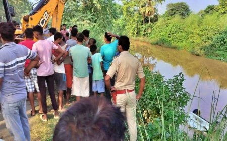 पटना के पालीगंज में दर्दनाक सड़क हादसा: नहर में पलटी कार, 3 की मौत, 2 घायल