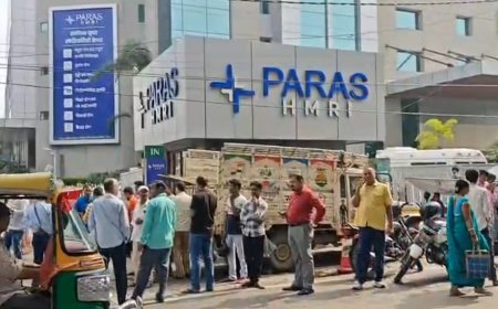 पारस अस्पताल में पेरोल पर इलाज करा रहे कैदी की गोली मारकर हत्या, 4 अपराधी घुसे थे अंदर,बीजेपी बोली- अपराधियों के साथ बुरा ही होता है
