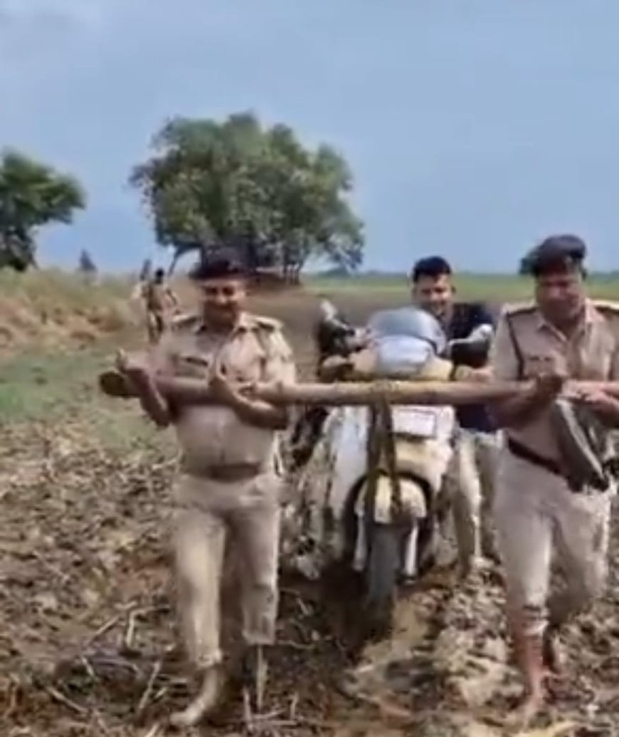 पुलिस को ICICI इंश्योरेंस मैनेजर अभिषेक वरुण का शव और स्कूटी निकालने में लगे 10 घंटे,जुगाड़ लगाए हुए दिखे 4 पुलिसकर्मी