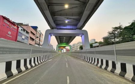 पटना में ₹422 करोड़ की लागत से बने डबल-डेकर फ्लाईओवर का हिस्सा उद्घाटन के दो महीने बाद ही धंसा, निर्माण पर उठे सवाल