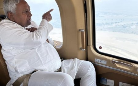 बिहार में बाढ़ का कहर, CM नीतीश कुमार ने किया हवाई सर्वेक्षण, सड़कों के मरम्मत का आदेश
