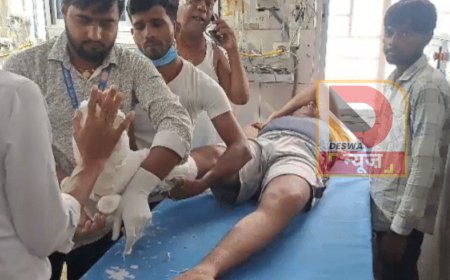 वोटर अधिकार यात्रा में हादसा: शेखपुरा में JAP जवान तेजस्वी की गाड़ी के नीचे आया, पैर की हड्‌डी टूटी,PMCH रेफर,ड्राइवर पर FIR