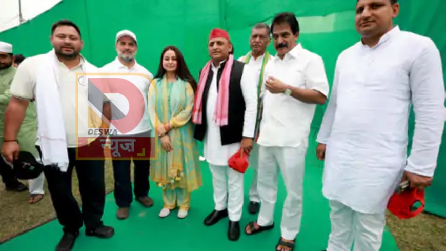बिहार में वोटर अधिकार यात्रा का 14वां दिन, आरा में जनसभा – तेजस्वी बोले: नीतीश के वादे बच्चों की कागज की नाव और प्लेन जैसे
