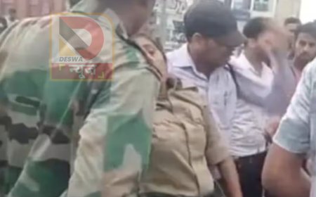 तेज रफ्तार बनी खतरा, गया में पुलिस वाहन और कार की भिड़ंत, चार पुलिसकर्मी गंभीर रूप से घायल