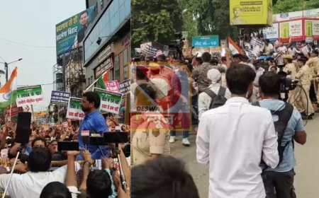 TRE-4 पर छात्रों का गुस्सा फूटा, बैरिकेडिंग तोड़ी, वाटर कैनन तैनात,पकड़े मजिस्ट्रेट के पैर, बोले-ACS से मिलवा दीजिए