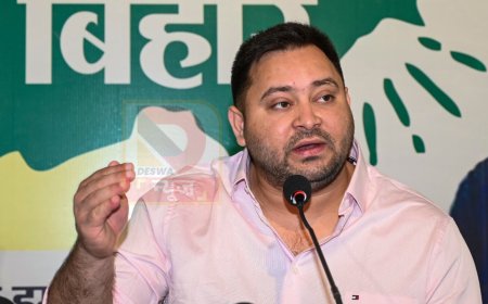 तेजस्वी की "बिहार अधिकार यात्रा" की शुरुआत,जहानाबाद से उठी नई सियासी लहर, गिरिराज सिंह का तंज-लालू यादव को दिखाएँ विकास किसे कहते हैं