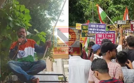 पटना: TRE-4 शिक्षक भर्ती को लेकर अभ्यर्थियों का प्रदर्शन, CM हाउस घेराव की कोशिश