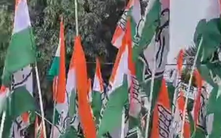 पटना में कांग्रेस का घेराव मार्च, वोट चोरी और जमीन घोटाले के खिलाफ सड़क पर उतरे नेता