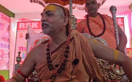 शंकराचार्य का बड़ा बयान: नीतीश को राजनीति से हटने का संदेश, पीएम मोदी पर तंज