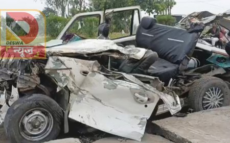 NH-19 कैमूर हादसा: तेज रफ्तार और लापरवाही बनी जानलेवा,स्कॉर्पियो- कंटेनर टक्कर में 3 की मौत, 7 घायल