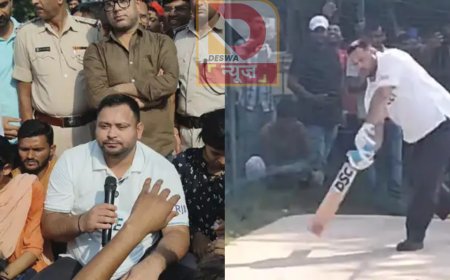 पटना में तेजस्वी यादव का छात्रों से खुला संवाद -पेपर लीक और भर्ती में सुधार का वादा!, बोले-बदलाव सिर्फ बातों से नहीं... ठोस कार्रवाई से पूरी होगी