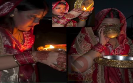 करवाचौथ पर भावुक हुईं पवन सिंह की पत्नी ज्योति सिंह, छलनी से देखा चाँद और कह दी दिल छू लेने वाली बात