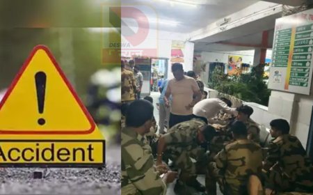 छपरा में बड़ा सड़क हादसा: चुनाव ड्यूटी पर जा रहे CISF जवानों की बस-ट्रक में टक्कर, 28 गंभीर रूप से घायल,पटना रेफर