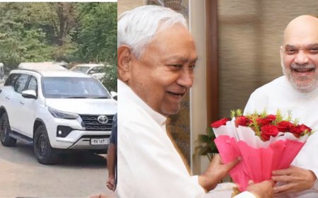 अमित शाह 3 दिवसीय बिहार दौरे पर,CM नीतीश-शाह के बीच हुई 15 मिनट तक मुलाकात,स्टार प्रचारकों में पवन सिंह सहित 40 नेता
