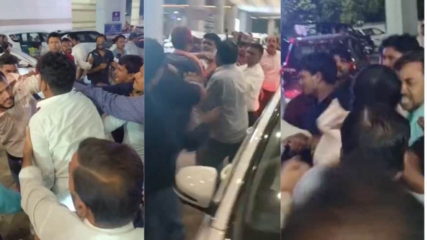 पटना एयरपोर्ट पर कांग्रेस नेताओं का जबरदस्त विरोध, टिकट बेचने के लगे गंभीर आरोप