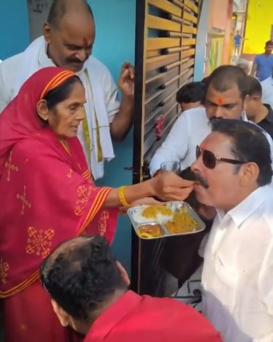 अनंत सिंह का चुनावी अभियान मोकामा में शुरू, जीत सुनिश्चित करने की तैयारी,कार्यकर्ता के घर खाया कद्दू भात