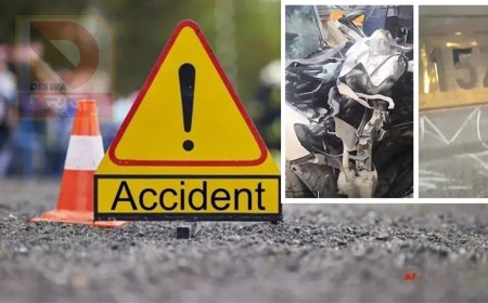 वैशाली में भीषण सड़क हादसा: तेज रफ्तार कार ट्रक से जा टकराई, तीन की मौत, चार की हालत गंभीर