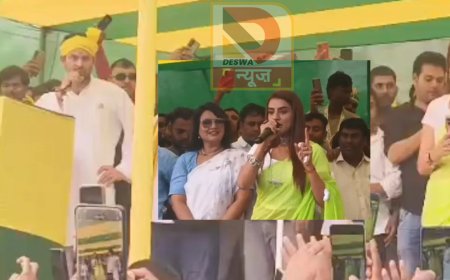 बिहार में सियासी संग्राम: तेज प्रताप ने मंच से RJD उम्मीदवार पर साधा निशाना, कहा -यह जयचंद है