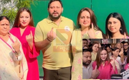 बिहार चुनाव 2025: लालू परिवार ने डाला वोट, तेजस्वी बोले -बदलाव की लहर पूरे बिहार में है