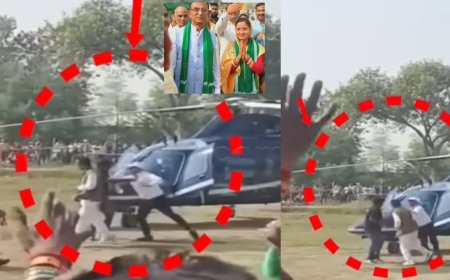 तेजस्वी की सभा में अशोक महतो को सुरक्षाकर्मी ने जड़ा थप्पड़!, सियासी गलियारों में मची हलचल