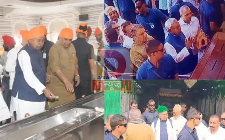 नीतीश कुमार का धार्मिक दौरा बना सियासी चर्चा का केंद्र — मतदान खत्म होते ही मंदिर, गुरुद्वारा और मजार पर पहुंचे मुख्यमंत्री
