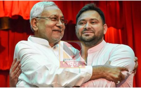 नीतीश कुमार को शपथ के बाद मिल रही बधाइयाँ, तेजस्वी यादव ने ‘एक्स’ पर दी शुभकामनाएं