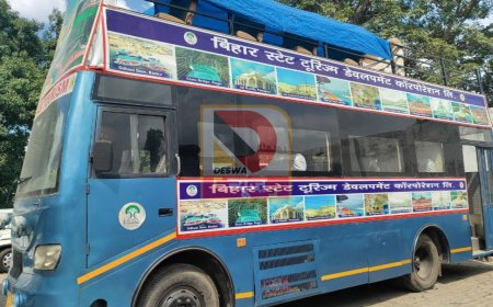 बिहार: जेपी गंगापथ पर डबल डेकर बस बनी आकर्षण का केंद्र, अब तक 2245 पर्यटक कर चुके हैं सैर