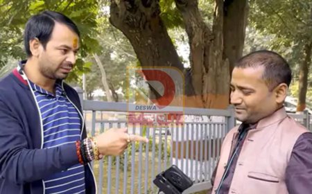 तेजप्रताप यादव का नया ब्लॉग विवादों में: रिपोर्टर से कहा—“जयचंद ने भेजा है? माइक-फोन रखो… अंदर चलो 2 मिनट