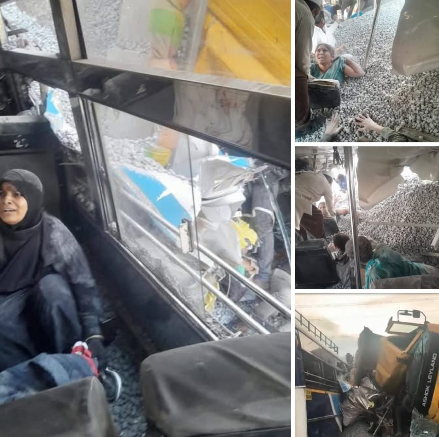 तेलंगाना में दिल दहला देने वाला हादसा: बस और टिपर की भिड़ंत में 20 से ज्यादा की मौत, मां की गोद से छिनी 10 महीने की मासूम