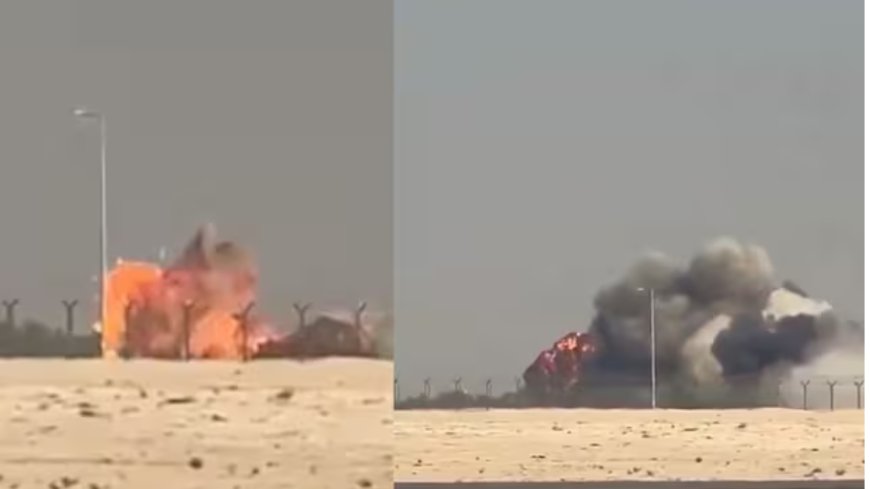 दुबई एयरशो में बड़ा हादसा: प्रदर्शन के दौरान भारतीय तेजस लड़ाकू विमान हुआ क्रैश, जांच जारी