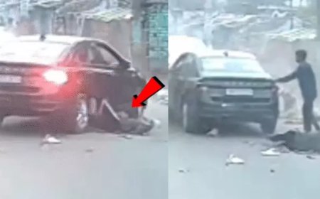 पटना दानापुर में बेकाबू कार ने पैदल चल रहे 6 लोगों को रौंदा, बुजुर्ग की मौत, ड्राइवर भीड़ चीरकर फरार