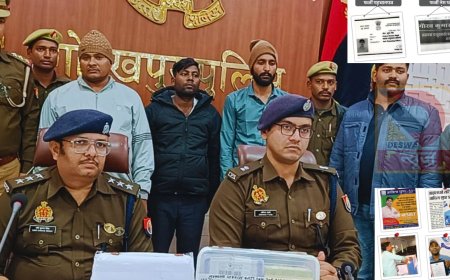 गोरखपुर में बिहार का फर्जी IAS गिरफ्तार: तीन राज्यों तक फैला जाल, करोड़ों की ठगी, लाल-नीली बत्ती और फर्जी टेंडरों का साम्राज्य