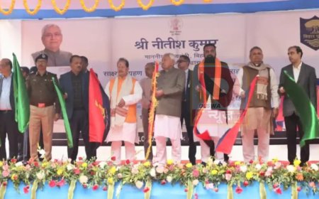 मुख्यमंत्री नीतीश कुमार ने 34 मोबाइल फोरेंसिक वाहनों को किया रवाना, अपराध के सबूत जुटाने में मिलेगी मदद