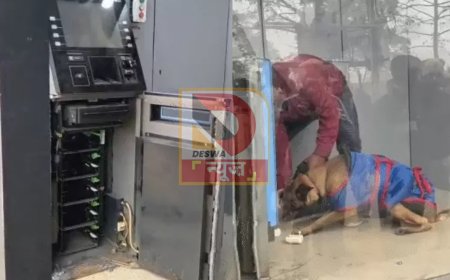Bettiah ATM Loot:,एक रात...दो वारदात: गैस कटर से ATM काटकर लाखों उड़ाए, पुलिस अलर्ट