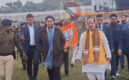 बिहार की खेल मंत्री का कमाल, उपमुख्यमंत्री को पहली गेंद में किया क्लीन बोल्ड