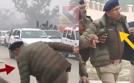 मुख्यमंत्री नीतीश कुमार के काफिले की गाड़ी ने ट्रैफिक DSP को मारी टक्कर, मचा हड़कंप